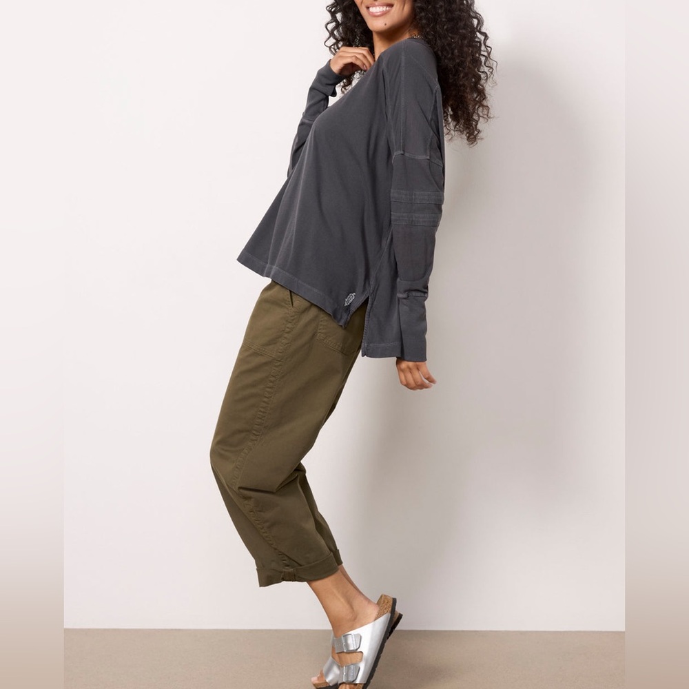 Free People Movement All Star Layer sweatshirt casual lagenlook baggy oversized - Picture 5 of 12